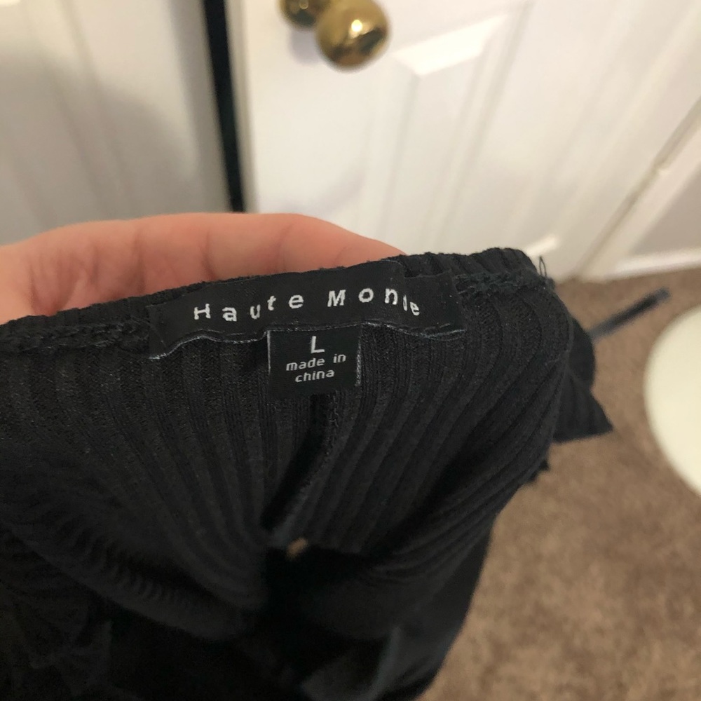 Dime Fine Ribbed Mini Dress - Picture 3 of 3